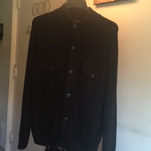 WARM heavy black Men sweater